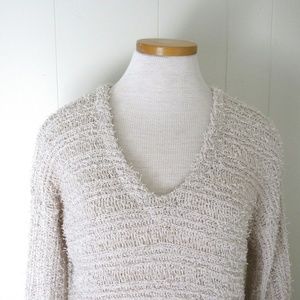Bell Sleeve Sweater V Neck Beachy NWOT Medium M
